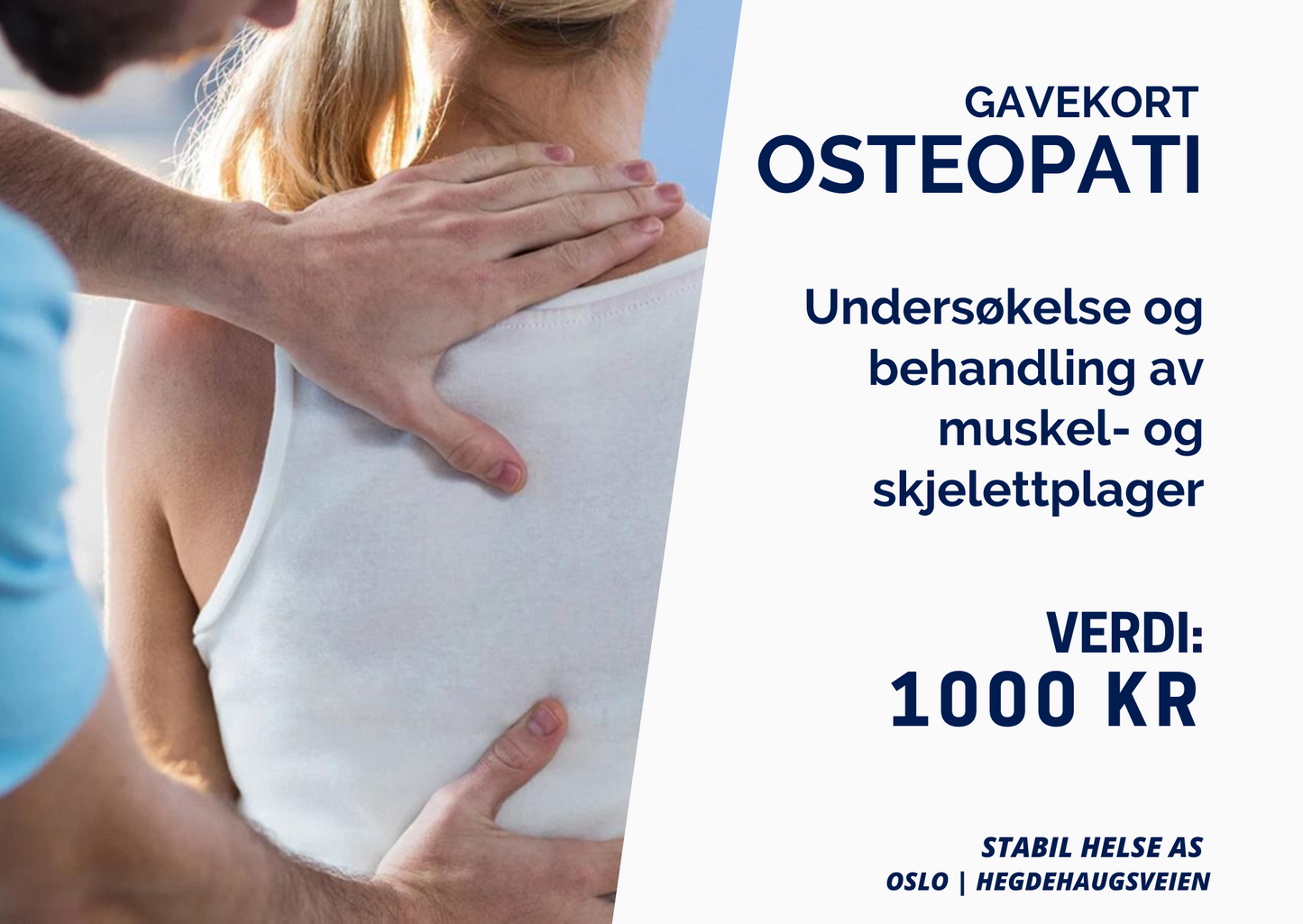 Osteopati | Gavekort